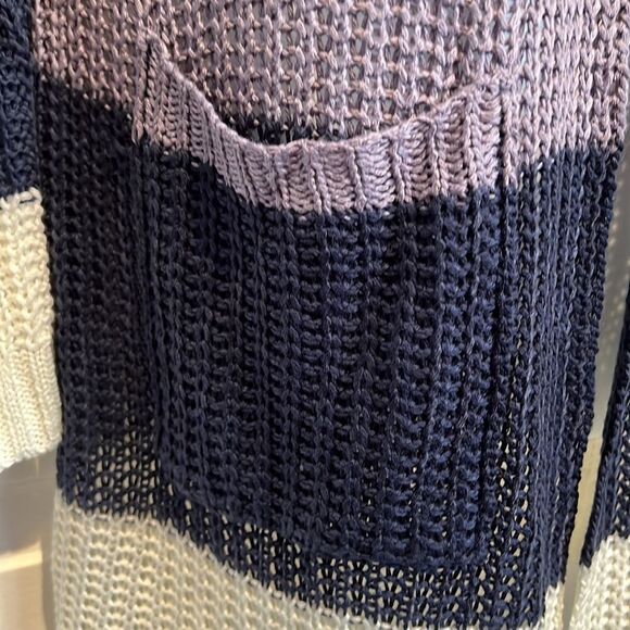 Inc International Concepts Colour Block Loose Knit Cardigan Size Medium NWT - Picture 6 of 11